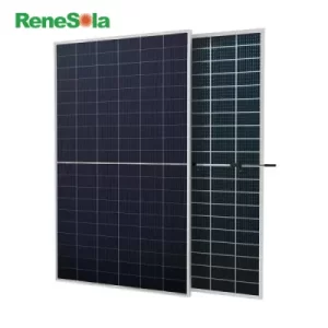 پنل 600 وات BIFACIAL MODULE WITH DUAL GLASS RS8-595~605MBG-E1